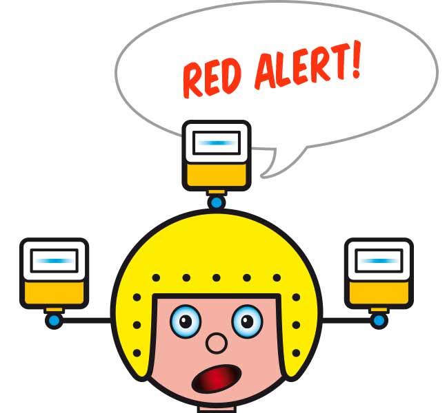 Martinator warns us “Red alert!”