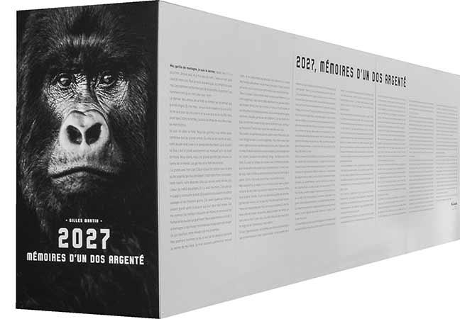 Front face of Gorilla’s memoirs memorial